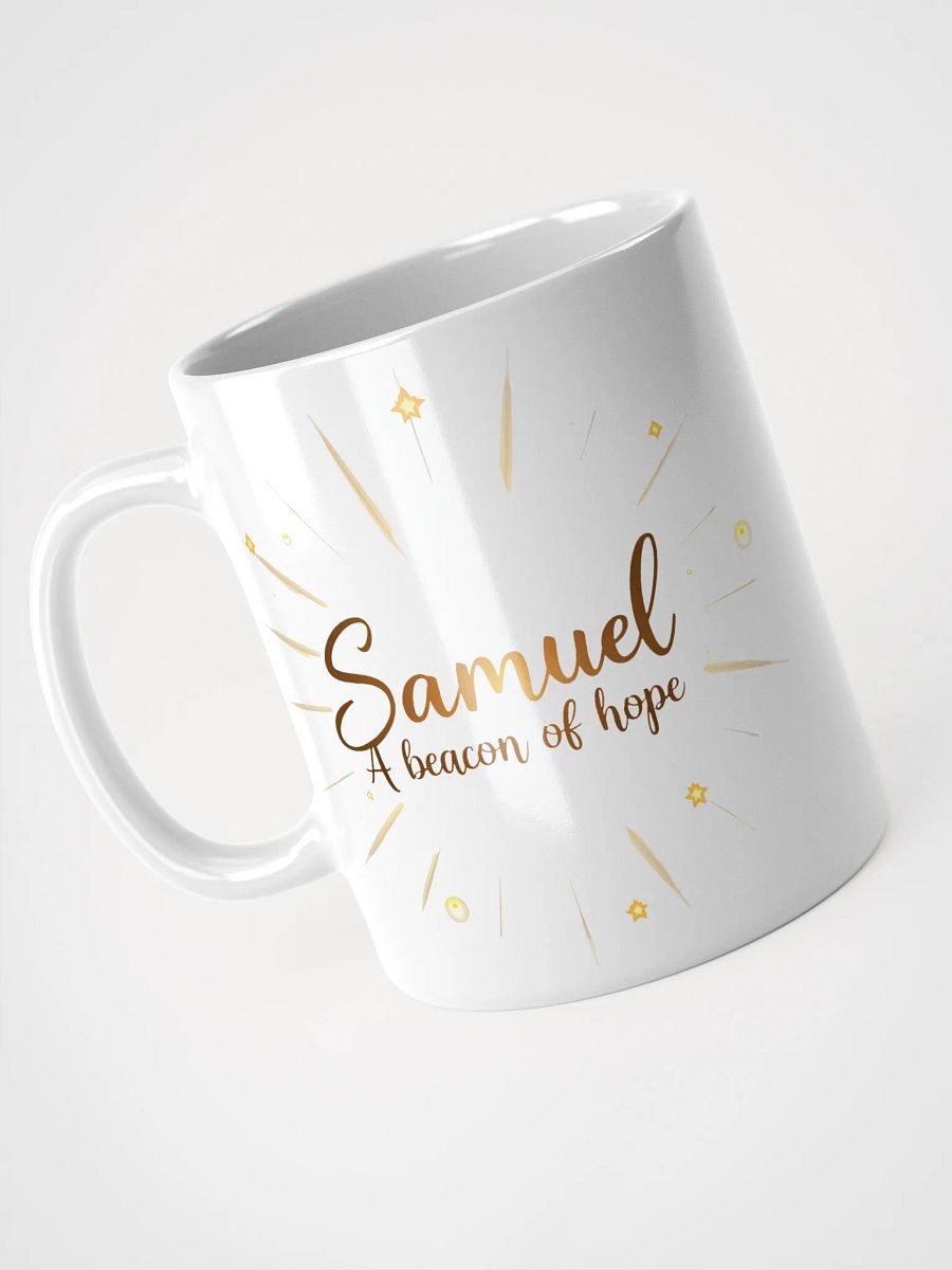 Samuel: A Beacon of Hope Mug – Celebrate the Strength and Meaning Behind the Name product image (3)