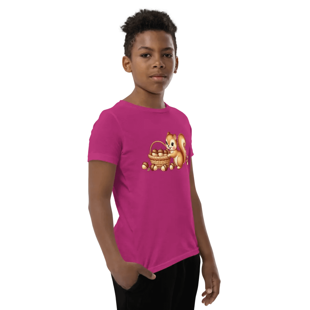 Fluffy Tailed Squirrel Kids T-Shirt product image (54)