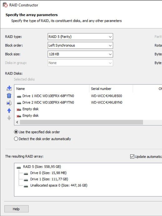 Hetman RAID Recovery - Recover damaged RAID arrays product image (5)