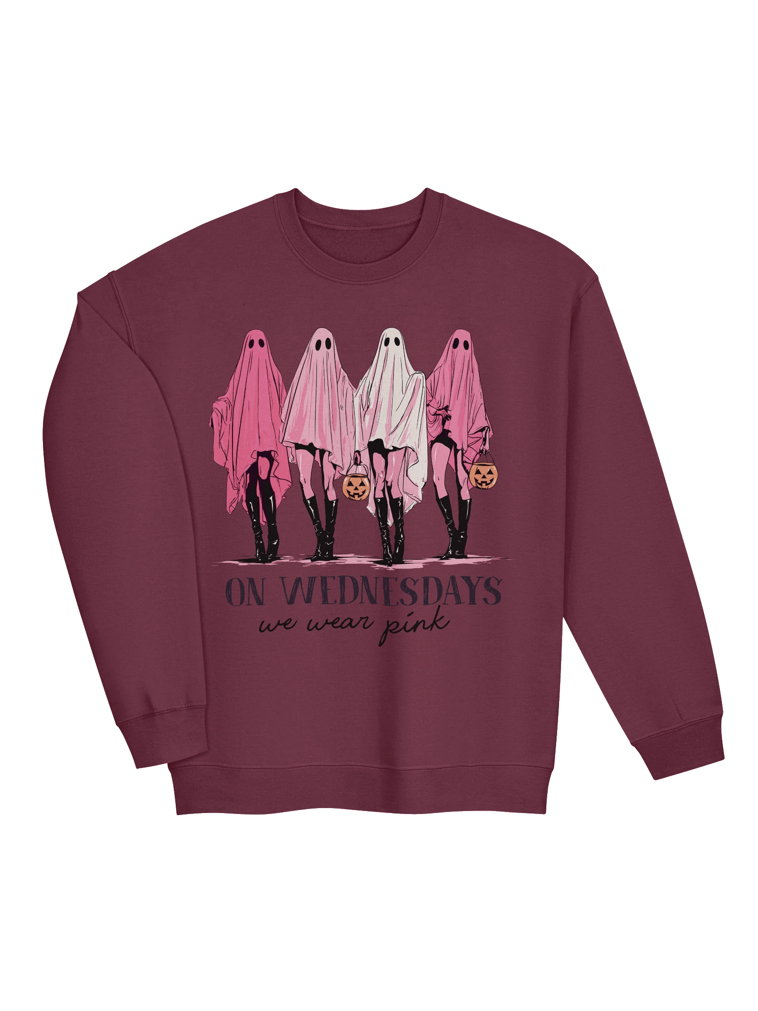 'We Wear Pink for Spooky Season' Sweatshirt product image (27)