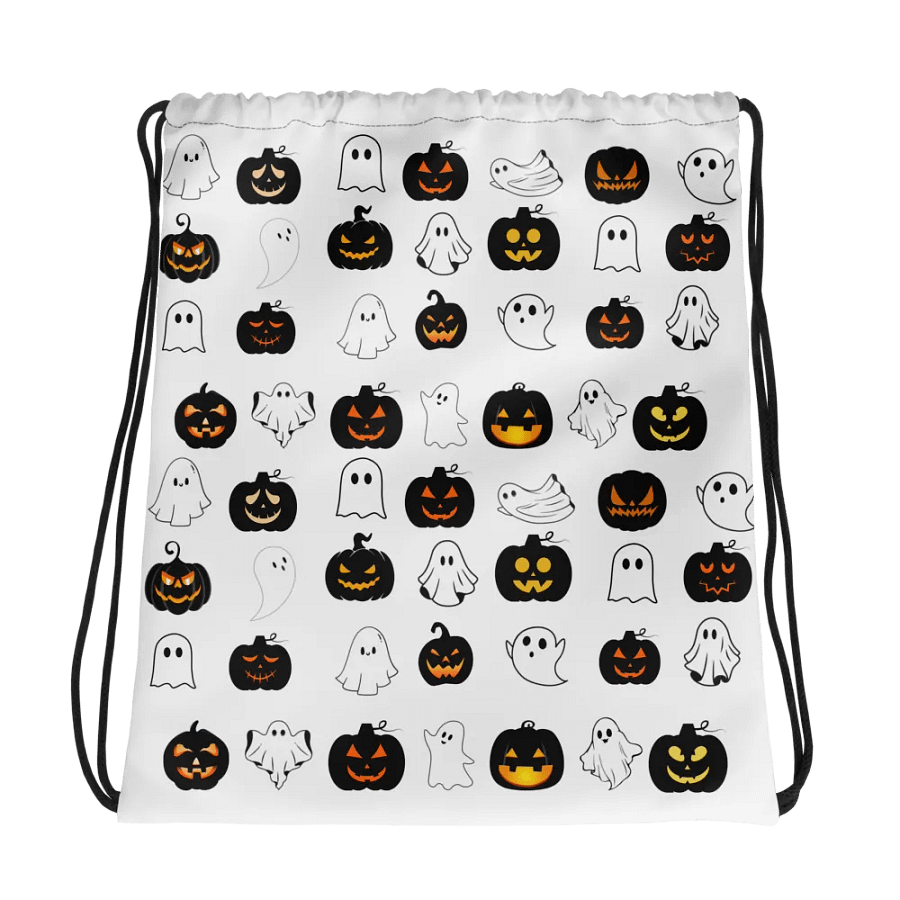 Ghosts & Pumpkins Drawstring Bag product image (2)