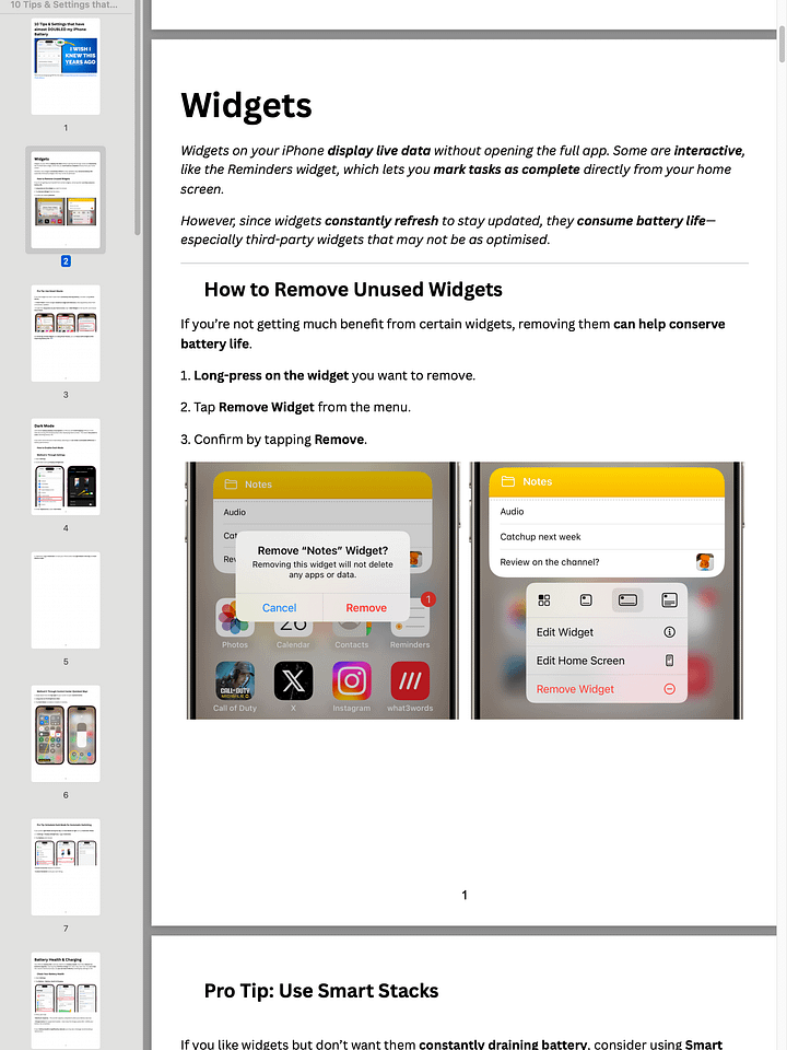 10 Tips & Settings that have almost DOUBLED my iPhone Battery product image (2)
