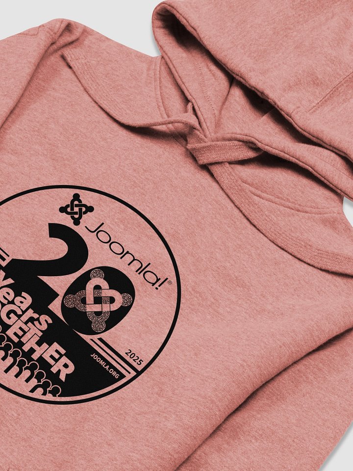 Joomla 20th Anniversary Edition<br /> — Unisex Premium Hoodie / Black — product image (2)