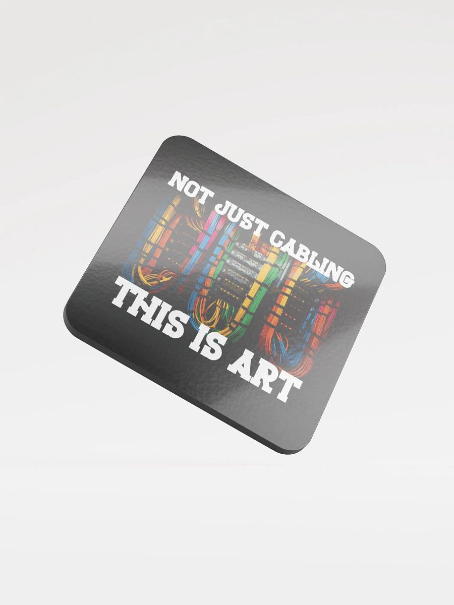This is ART - Glossed Cork Coaster product image (4)