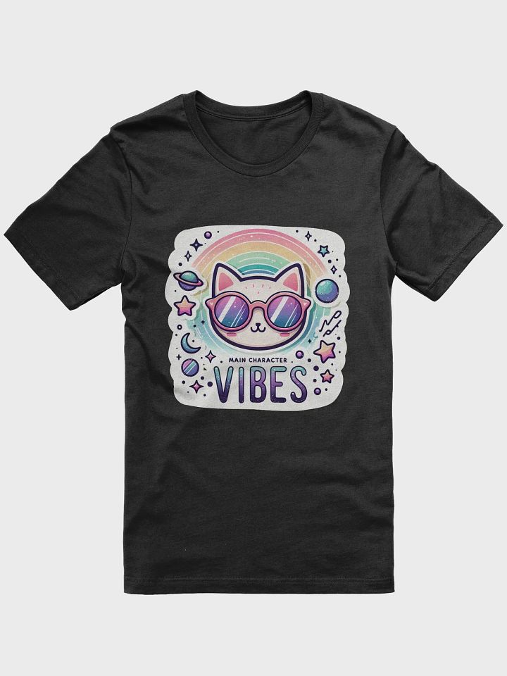 Main Character Vibes Cat Graphic T-Shirt product image (2)