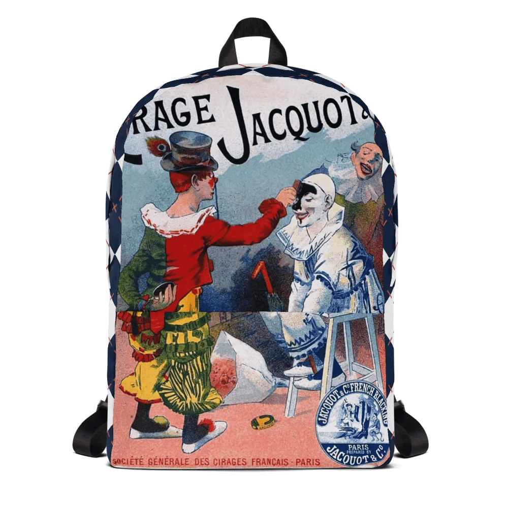 Harlequin & Mime All-Over Backpack product image (1)