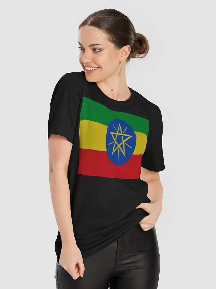 Exclusive Unisex Ethiopia Flag Graphic Tee by Graphic Grove product image (1)