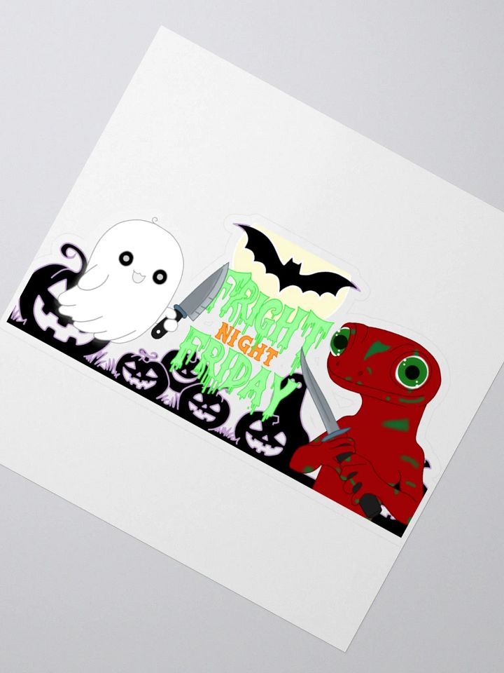 Fright Night Sticker - Green Logo product image (4)