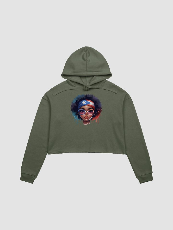 Puerto Rico Stars and Stripes Afro Hoodie product image (2)
