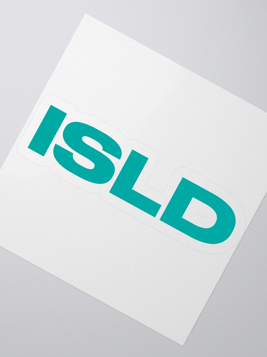 ISLD Sticker (Teal) product image (4)