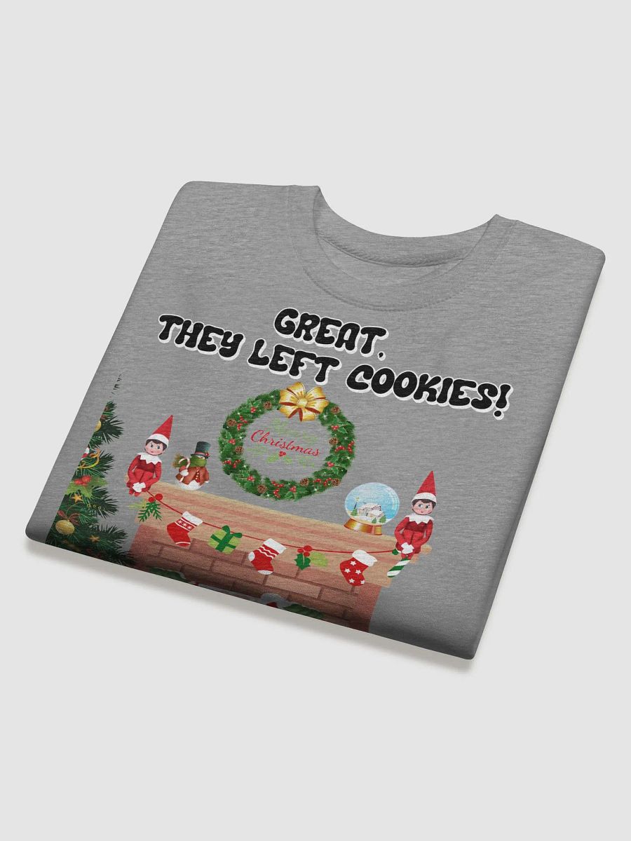 Great, They Left Cookies! Santa Claus Christmas Sweatshirt product image (27)