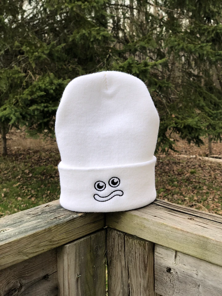 White Classic Conway Beanie product image (1)