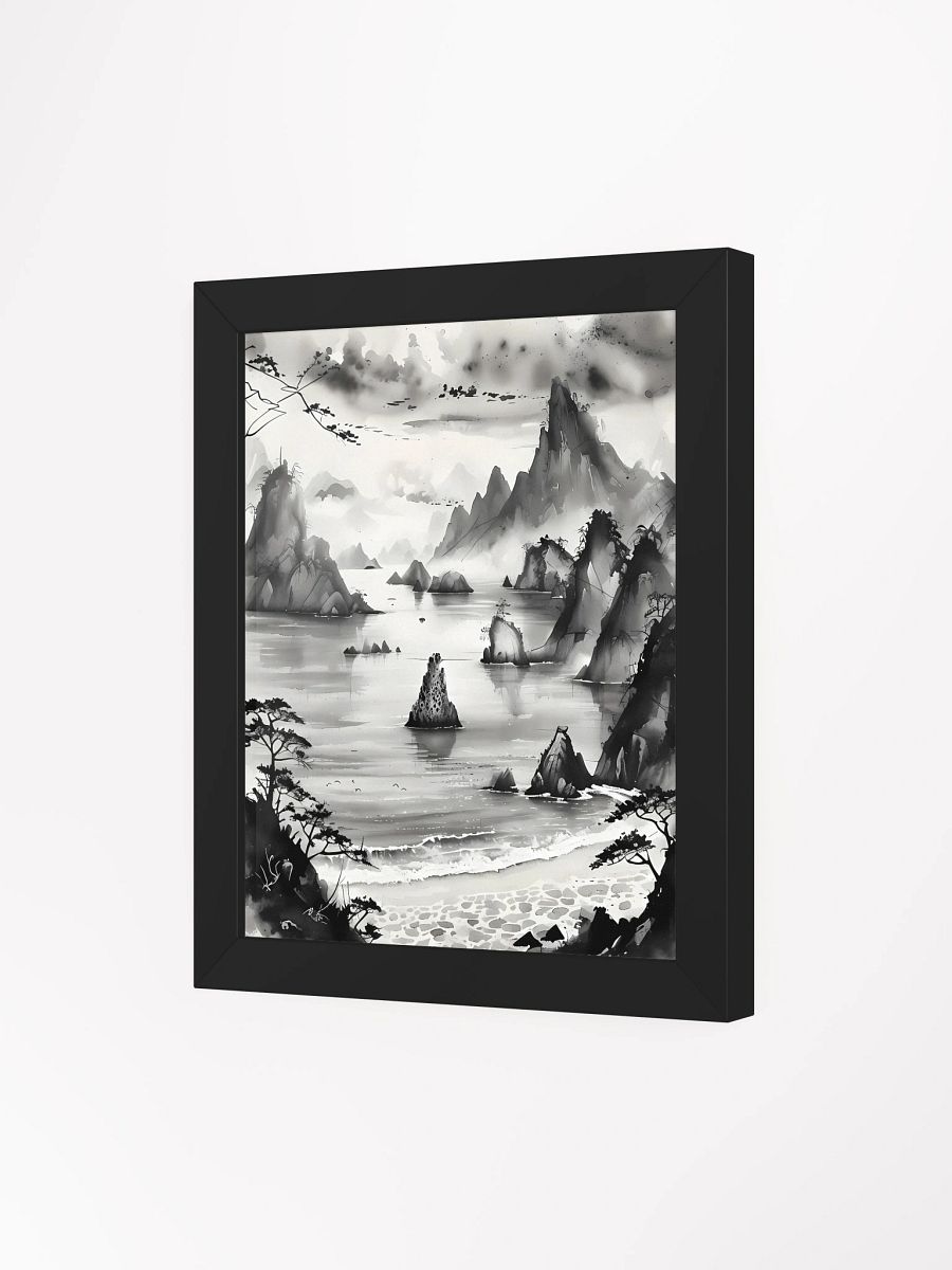 Tranquil Ink Wash Landscape Poster product image (4)