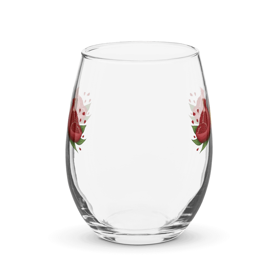 Moonie Poms Stemless Wine Glass product image (4)