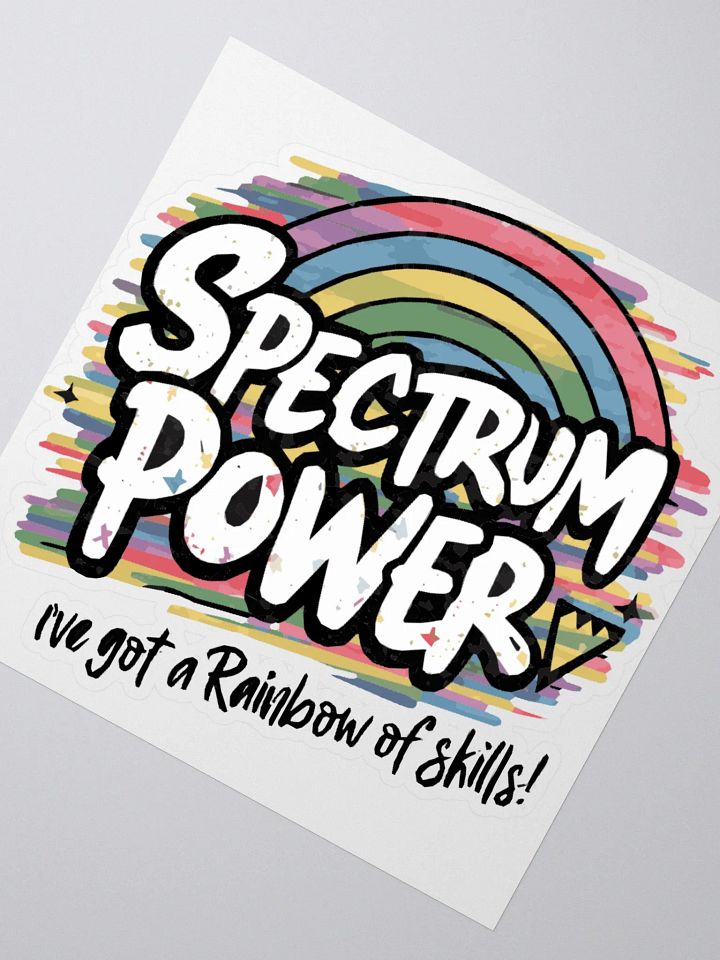Spectrum Power I've Got A Rainbow Of Skills Sticker product image (2)