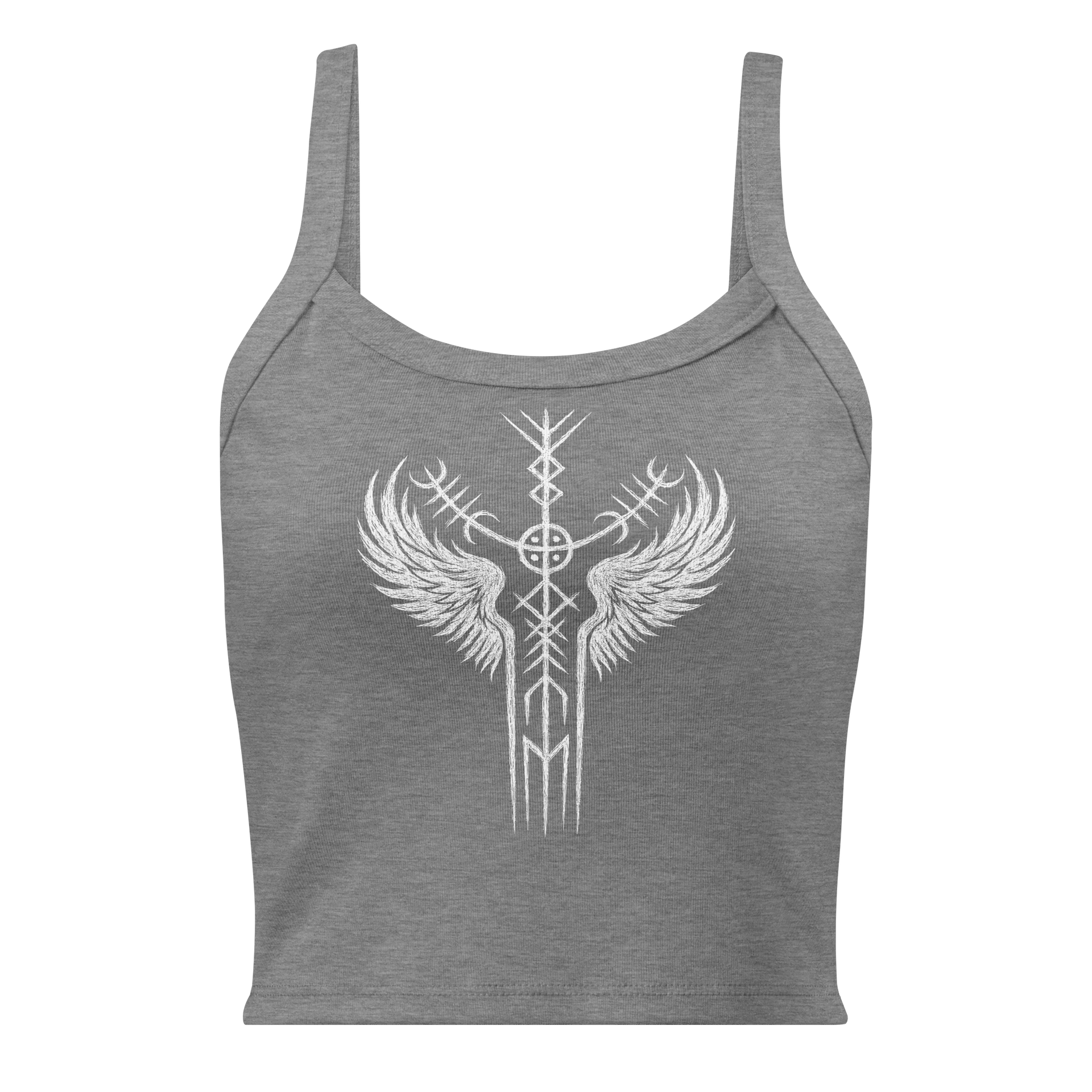 Carved Valkyrie Stave Women's Micro-Rib Tank Top product image (3)
