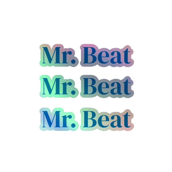 Mr. Beat Halographic Sticker product image (2)