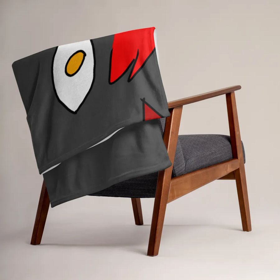 Fury No Thoughts Throw Blanket product image (15)