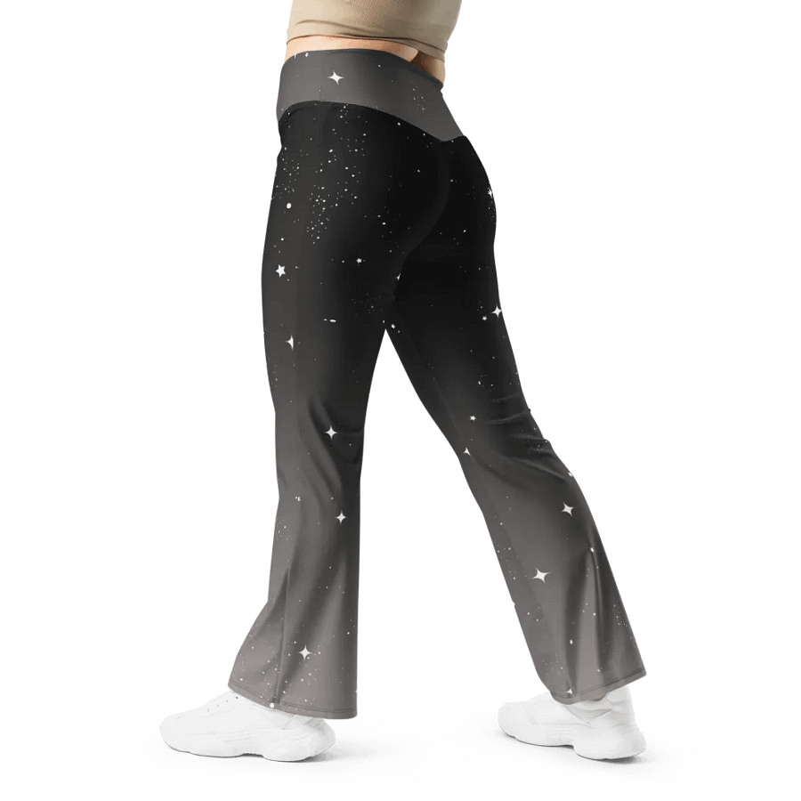 Starry Night Sky Flare Leggings product image (6)