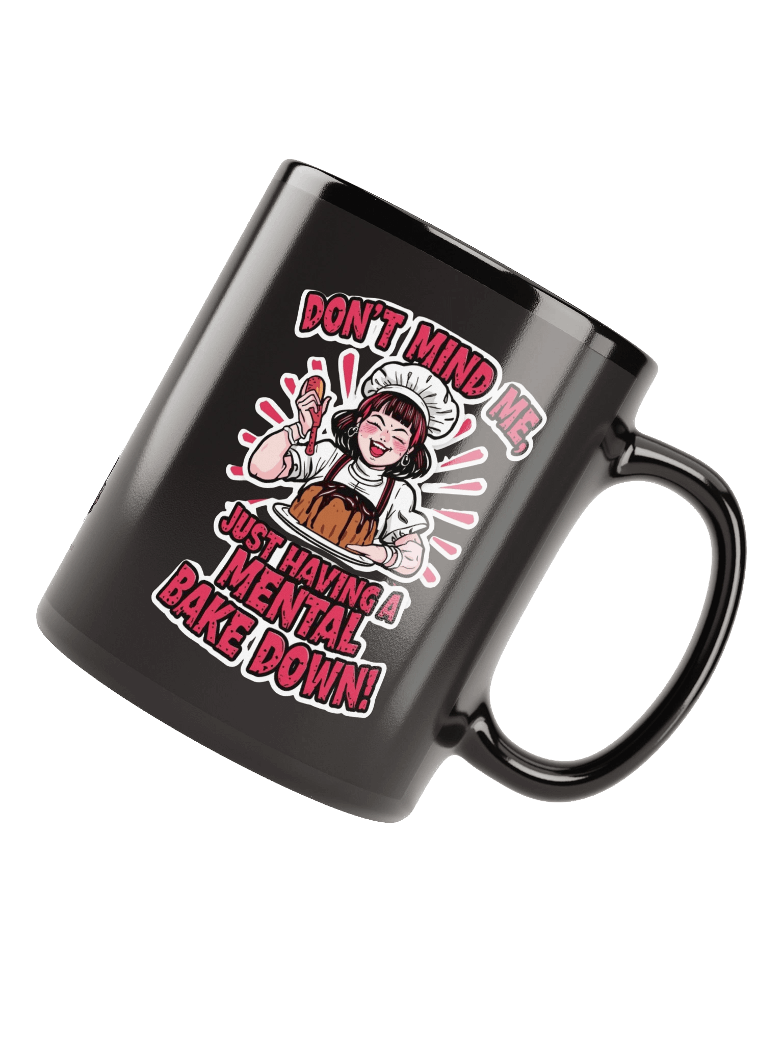Mental Bake down Mug in black product image (7)