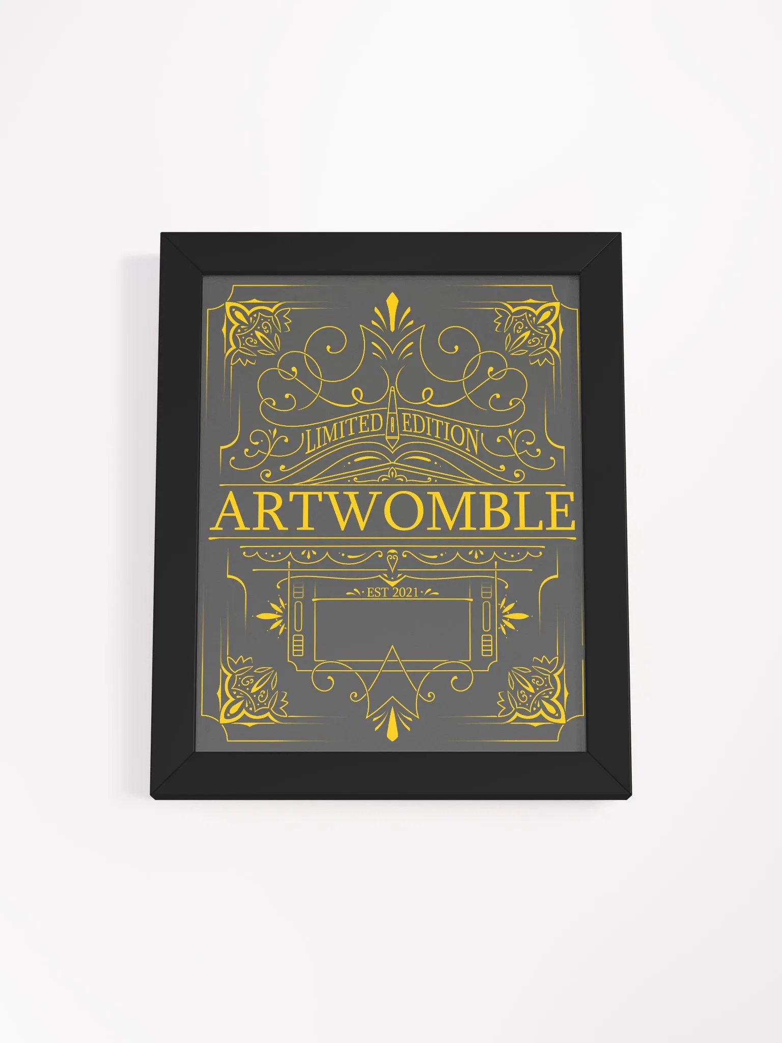Artwomble Framed Print - Grey product image (1)