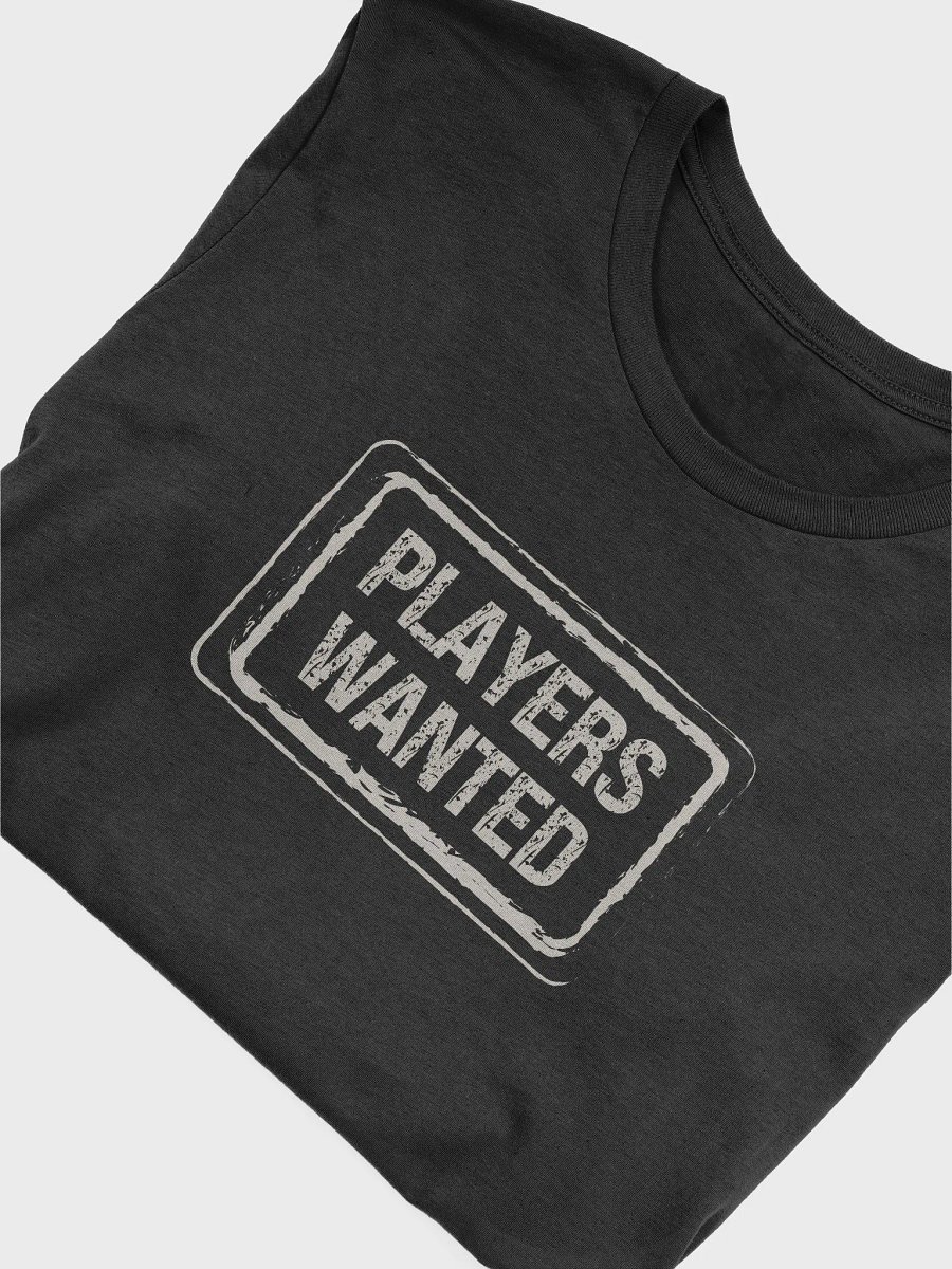 Players Wanted Board Game Shirt on Black (Board Game Gift, Nerdy Geeky Shirt for Board Game Convention GenCon) product image (7)