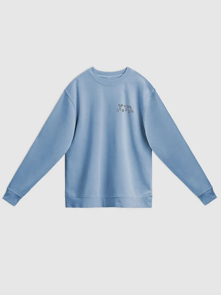 *not* mentally linear (sm. lined design) printed pigment crewneck product image (13)