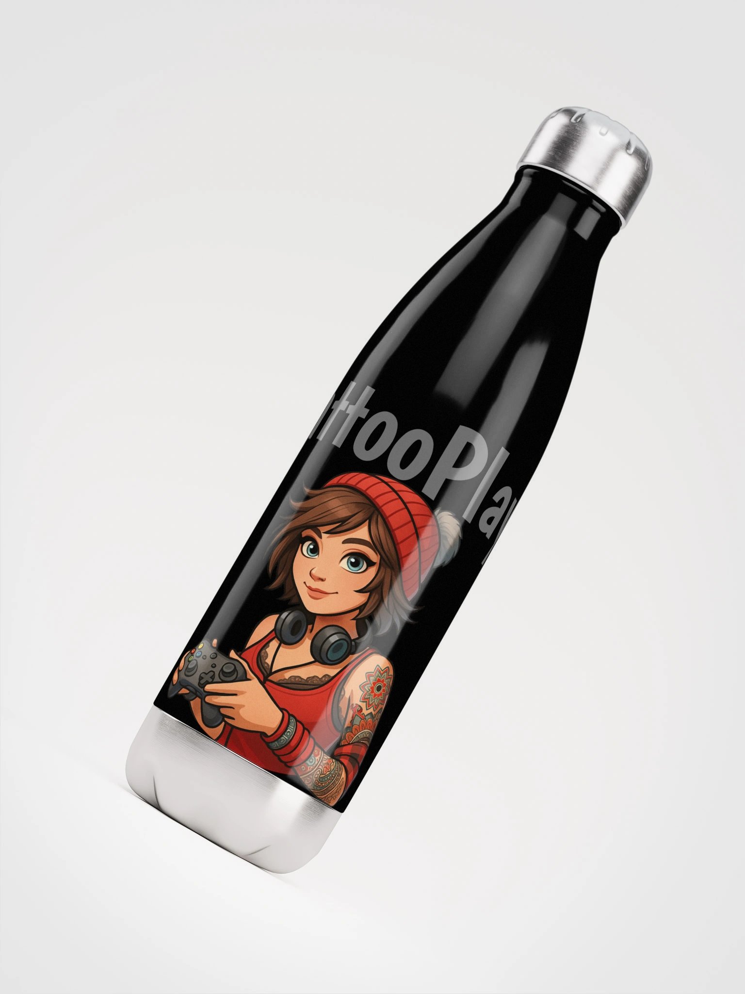 TattooPlays stainless steel Bottle product image (4)