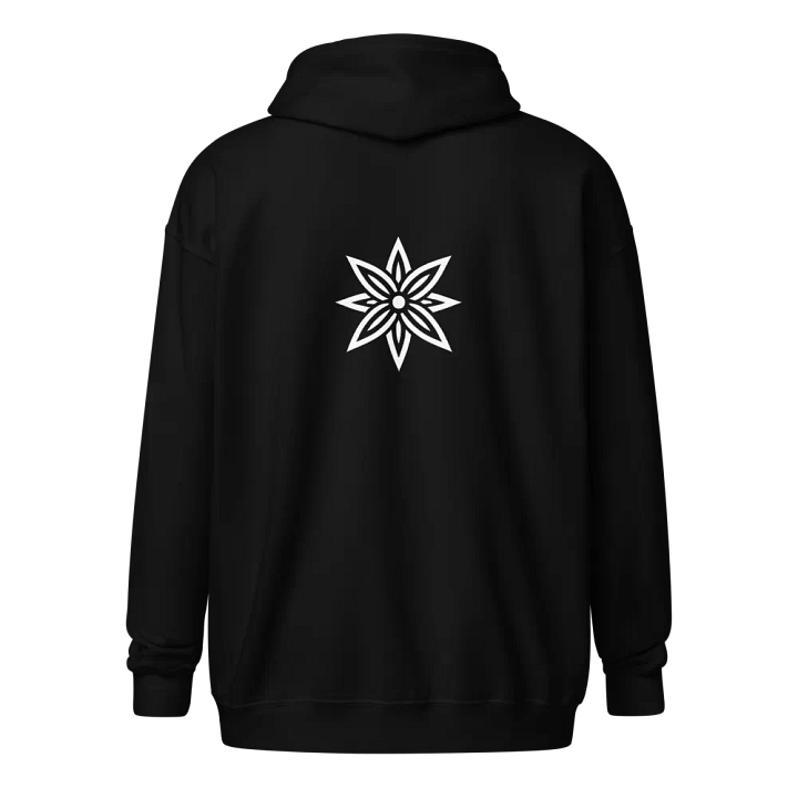 Pixelated Monochrome Zip Hoodie product image (6)