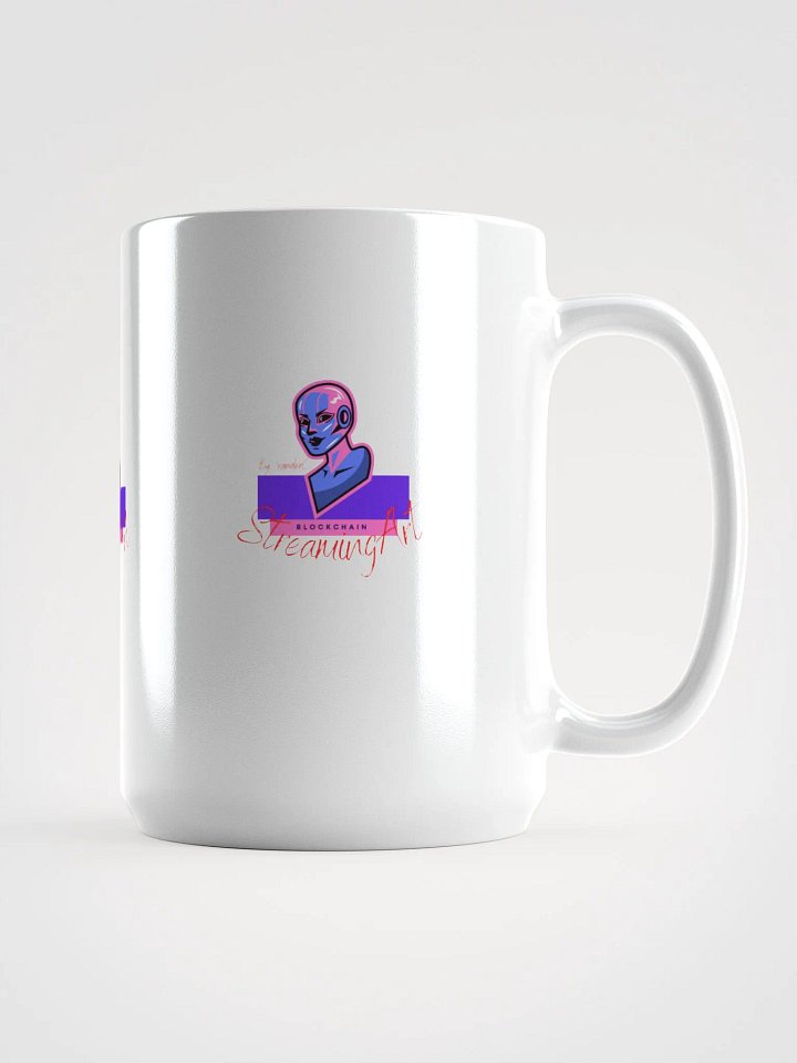 StreamingArt Futuristic Blockchain Vibes Mug product image (1)