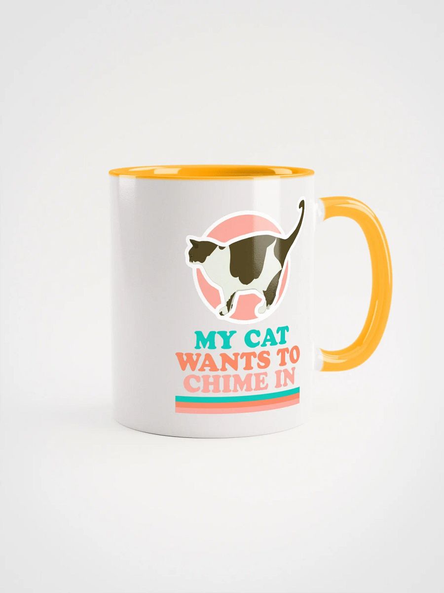 Cat Chime - Mug with Color Inside product image (1)