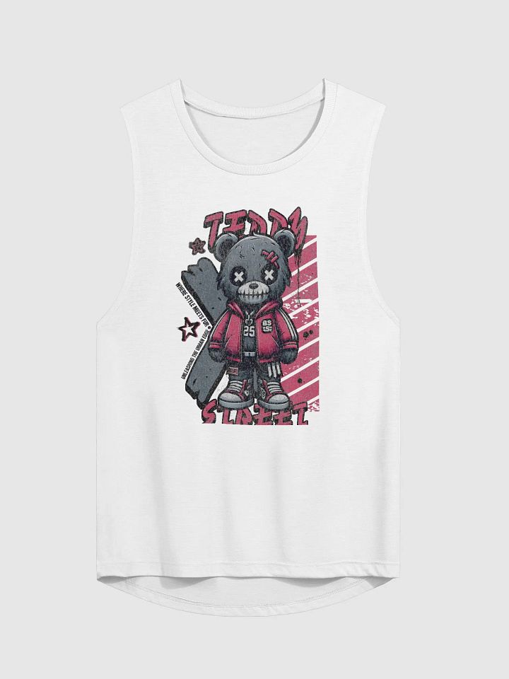 Haunted Teddy Bear | Bella+Canvas Women's Flowy Muscle Tank product image (2)