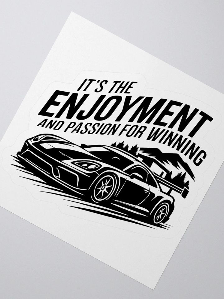 It’s the enjoyment and passion for winning – GT3 Kiss Cut Sticker product image (5)