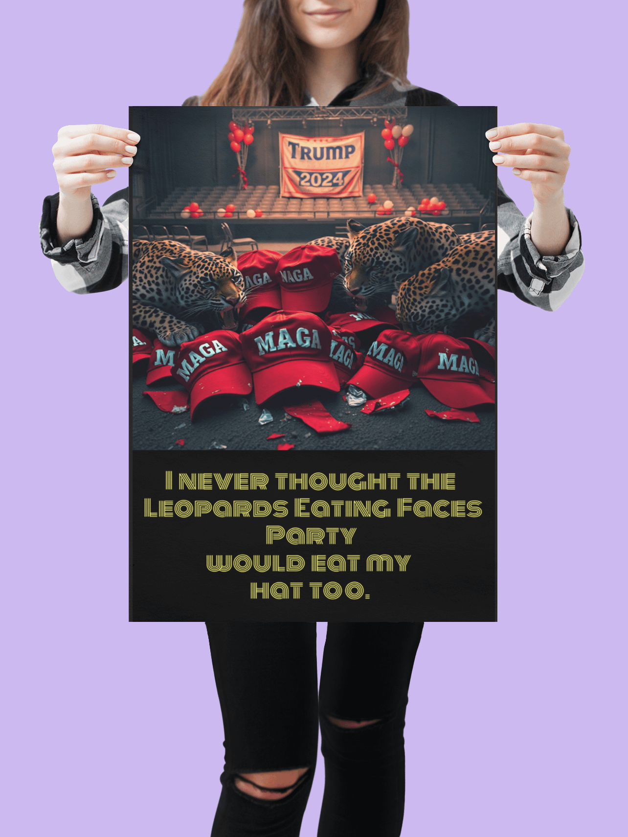 Leopards Ate My MAGA Hat Too - FAFO Digital Download product image (3)