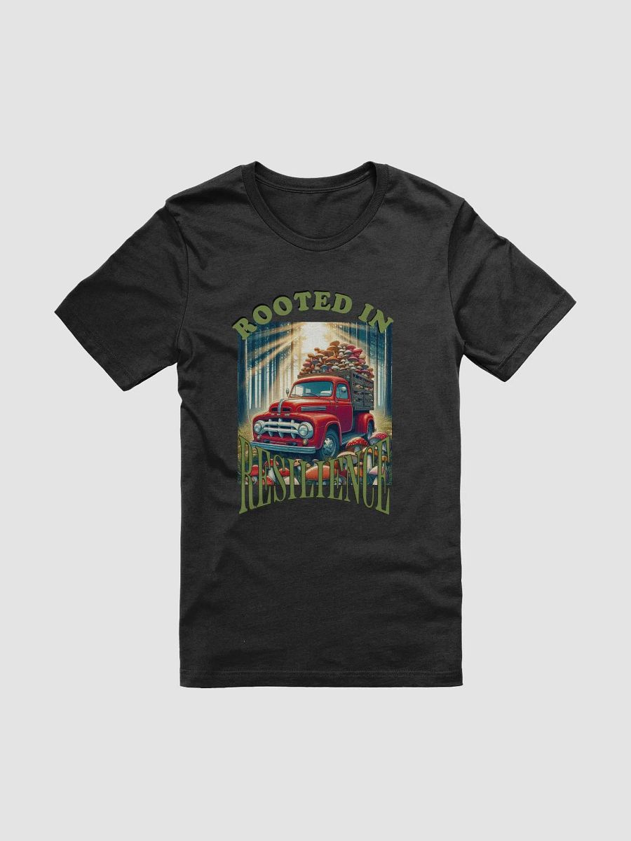 Rooted in Resilience T-Shirt - Vintage Red Truck with Mushrooms | Inspirational Fungi Design | Nature Lover Gift product image (2)
