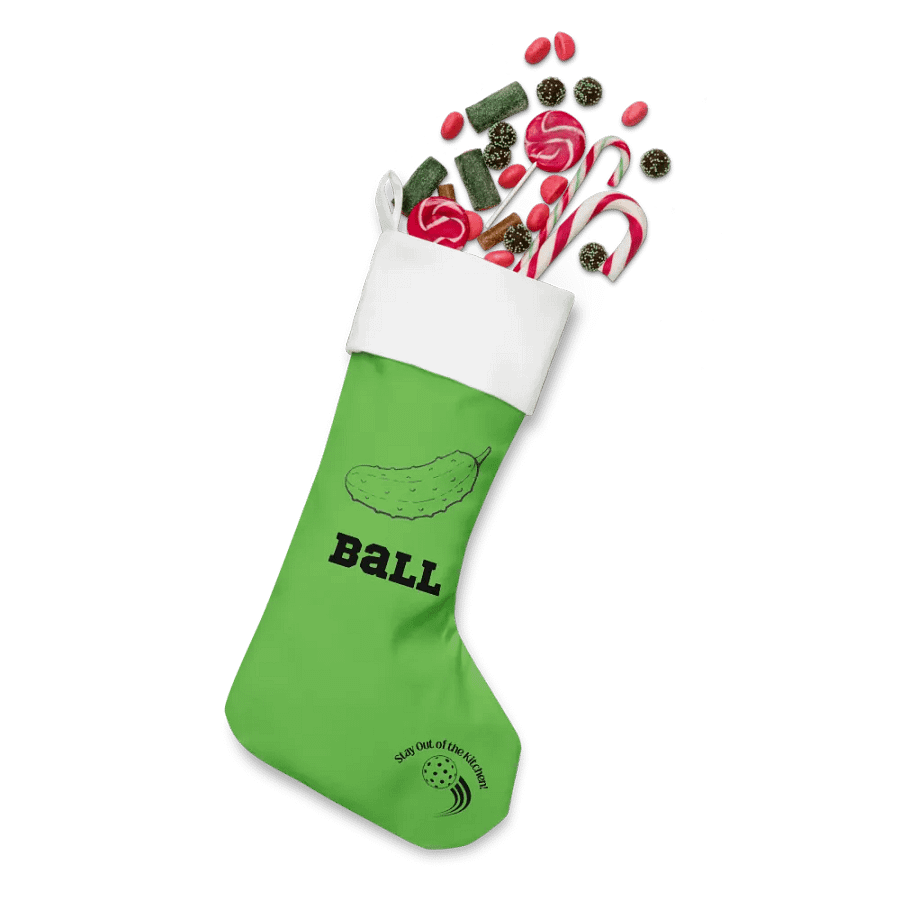 Pickleball Holiday Fun Christmas Stocking product image (4)