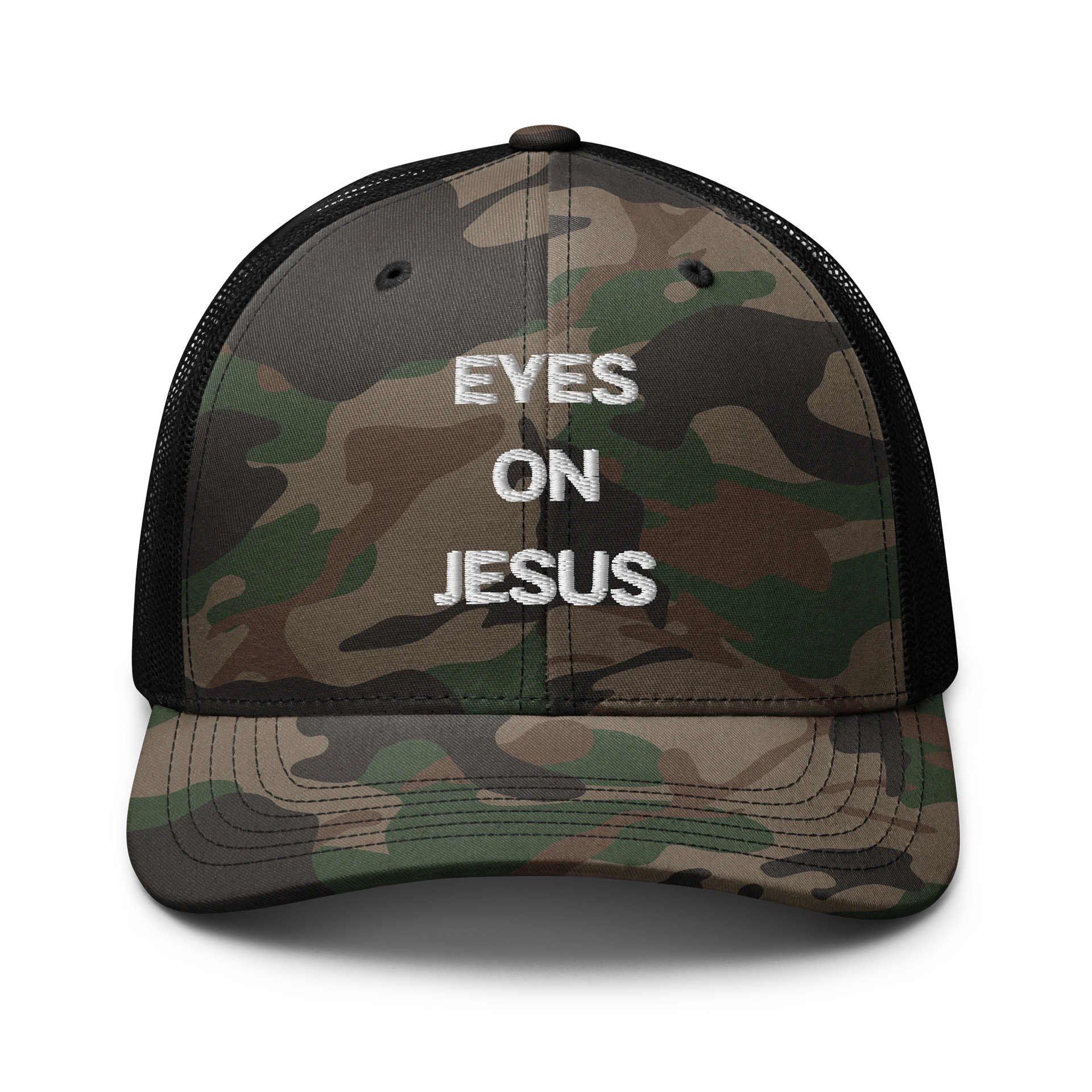 Eyes on Jesus Camo Hat product image (1)