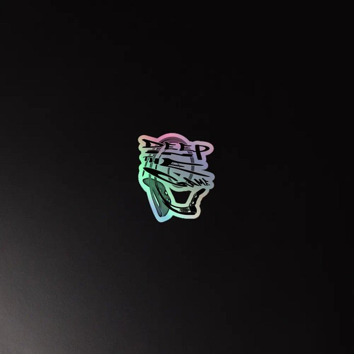 Deep in the game Kiss-Cut Holographic Sticker Sheet product image (2)