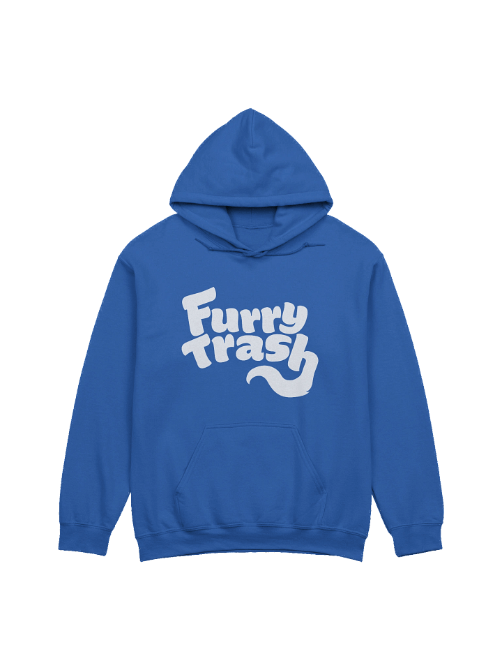 Furry Trash Hoodie – Bubble Logo (White Print) product image (7)