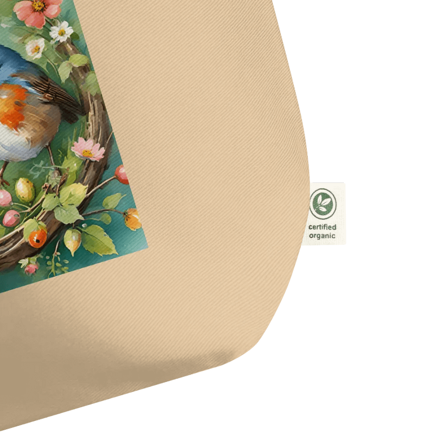 Whimsical Baby Spring Birds Tote Bag product image (3)