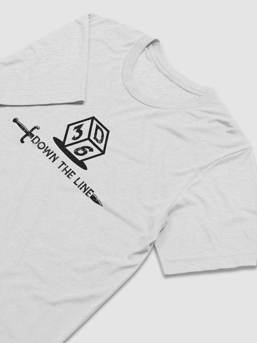 3d6DTL Horizontal Logo on Light Triblend T-Shirt product image (26)