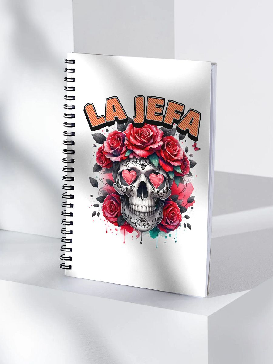La Jefa Skull The Boss Spiral Notebook product image (3)