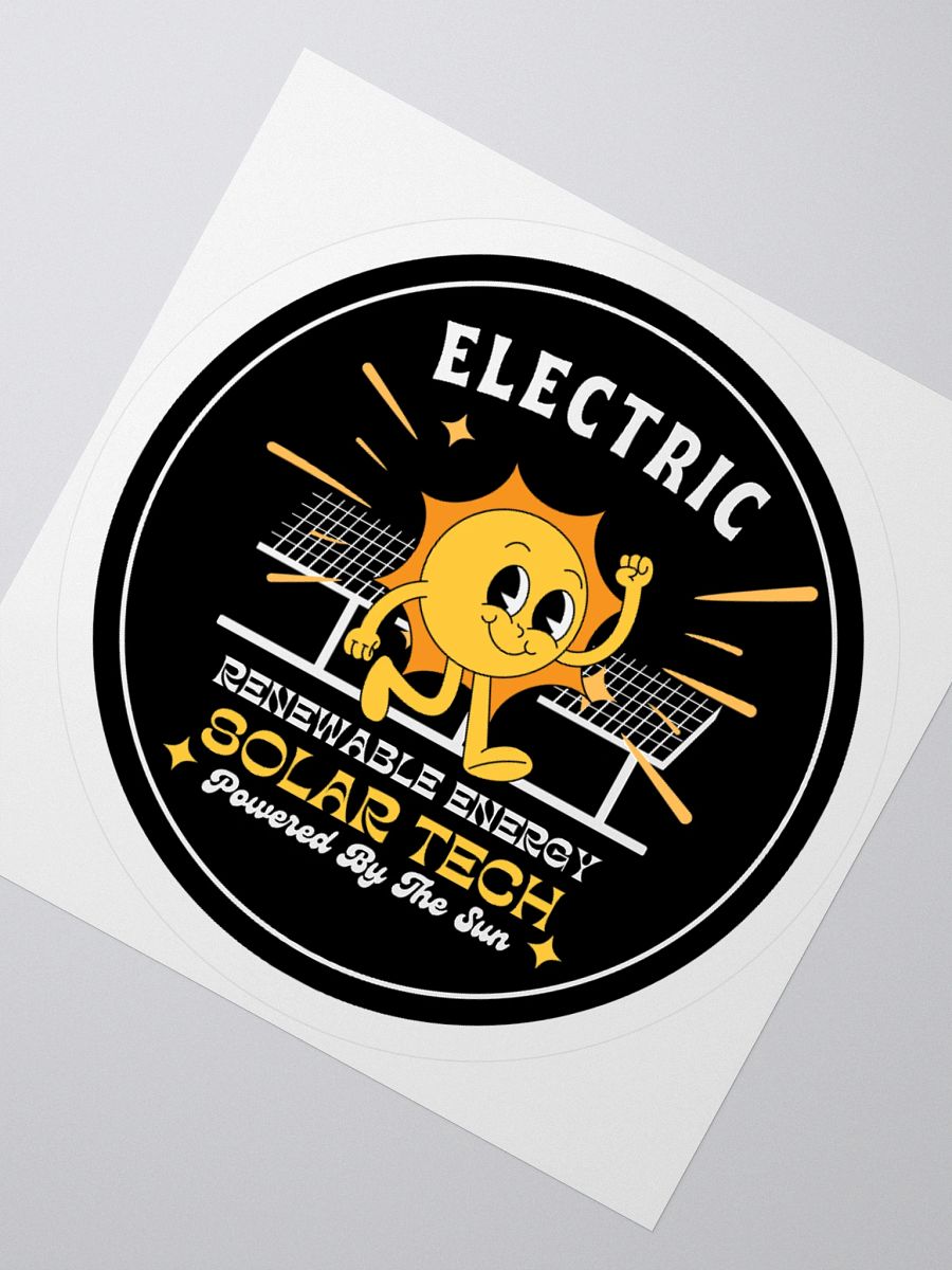 Powered by Solar Sticker product image (3)