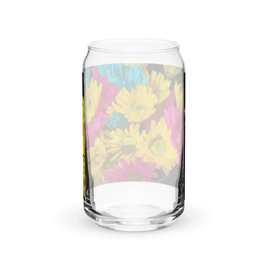 Bright Daisy Bouquet Can Shaped Glass product image (38)
