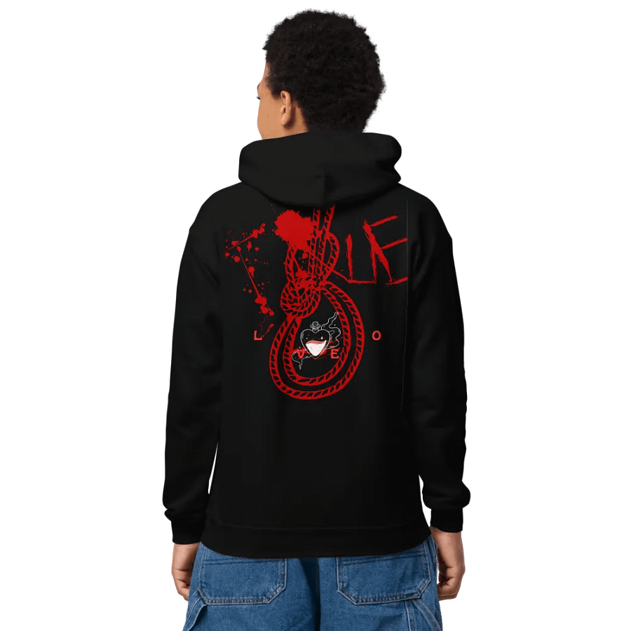 Hoodie "Love & Death - Bound by Fate"🖤 product image (4)