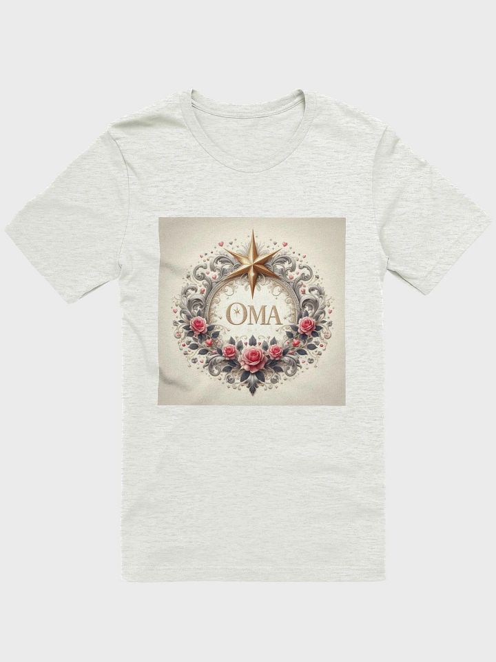 ✨ Elegant 'OMA' Floral Star T-Shirt ✨ product image (1)
