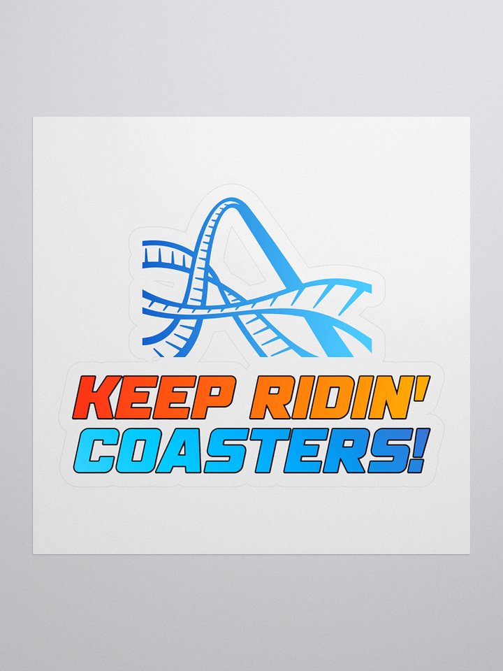 Keep Ridin' Coasters - Hands Up Sticker product image (1)