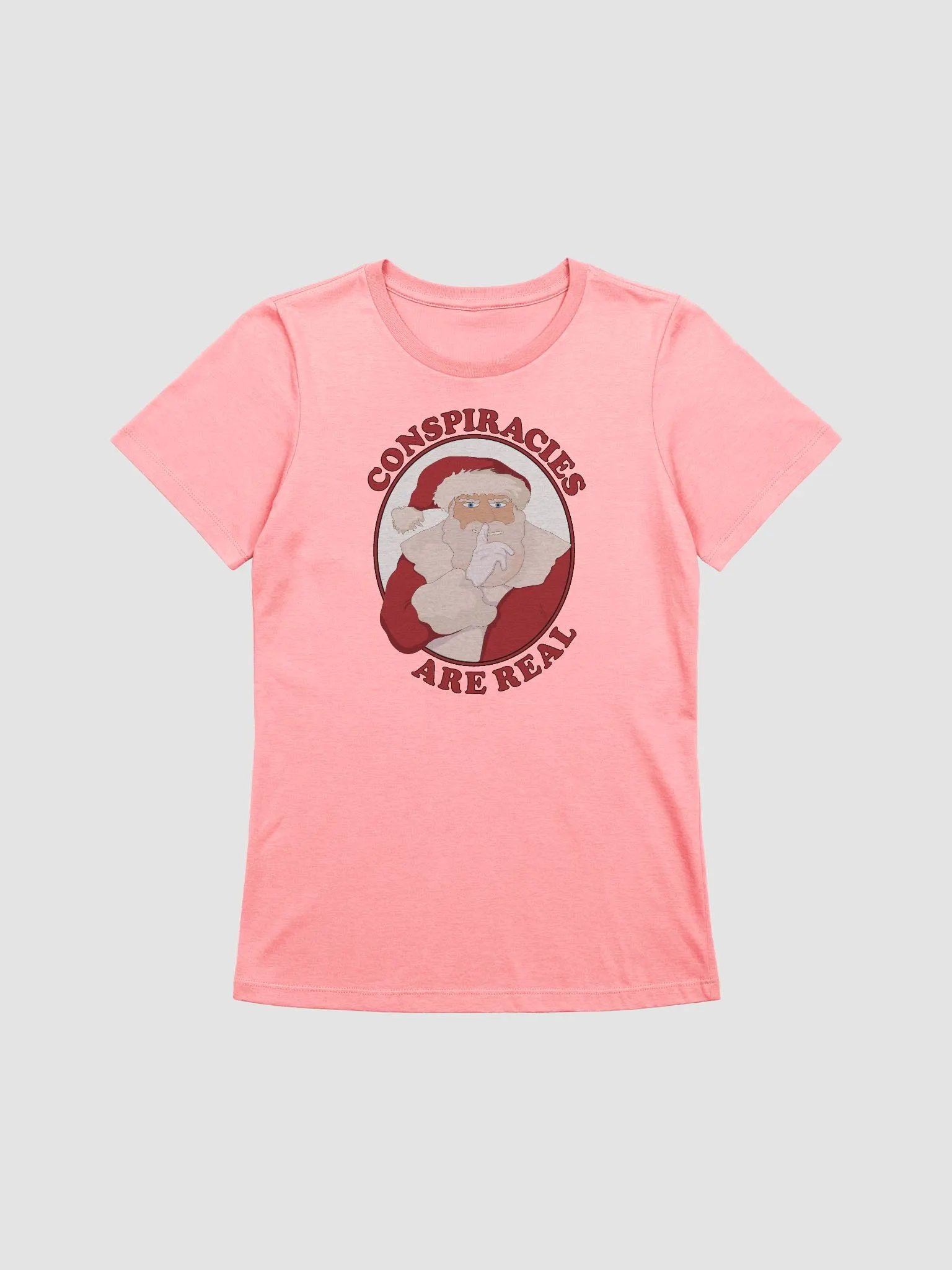 Conspiracies Are Real - Santa Claus - Bella+Canvas Women's Supersoft Relaxed-fit T-Shirt product image (18)