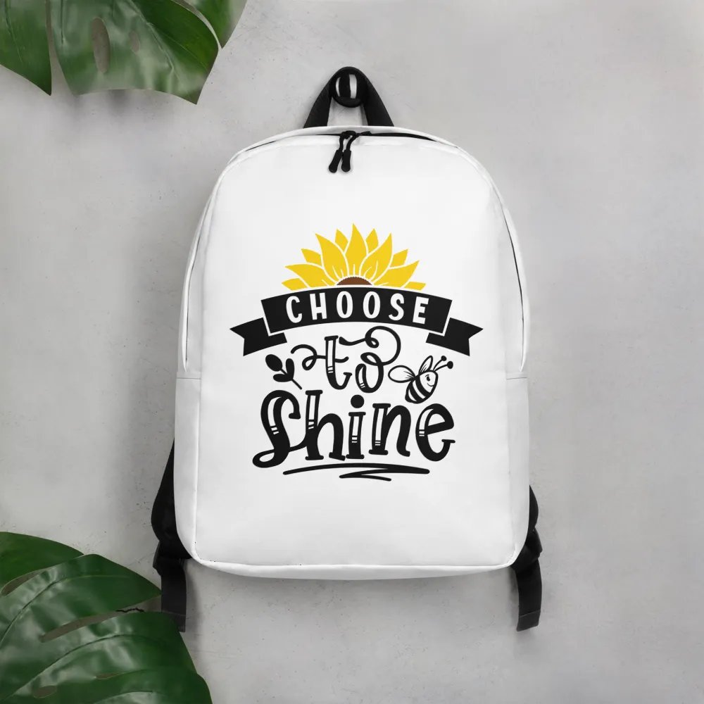 Choose to Shine Backpack product image (5)