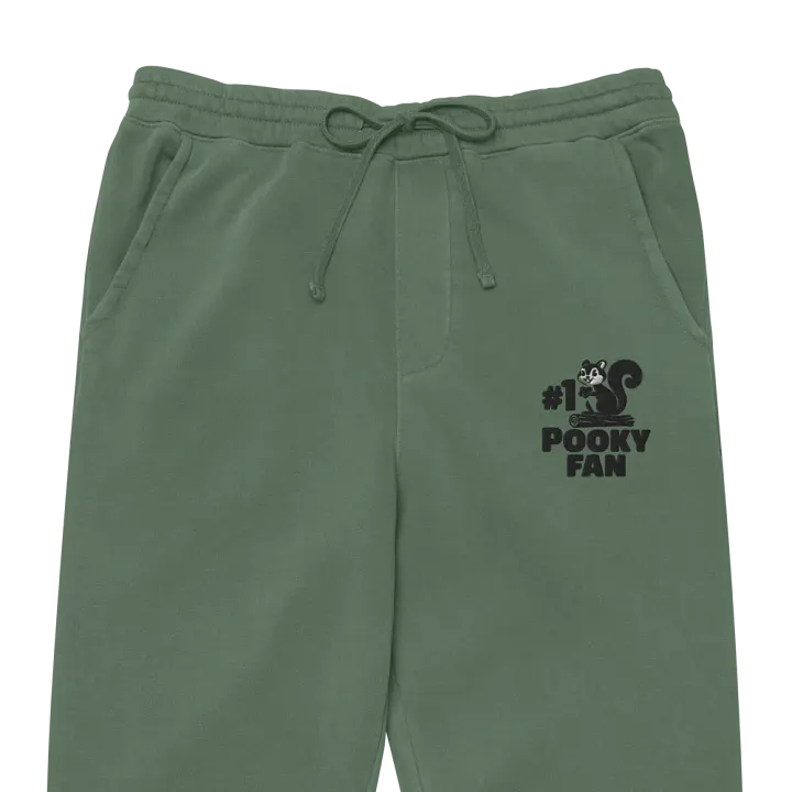 #1 Pooky Fan Embroidered Playful Lounge Joggers product image (1)